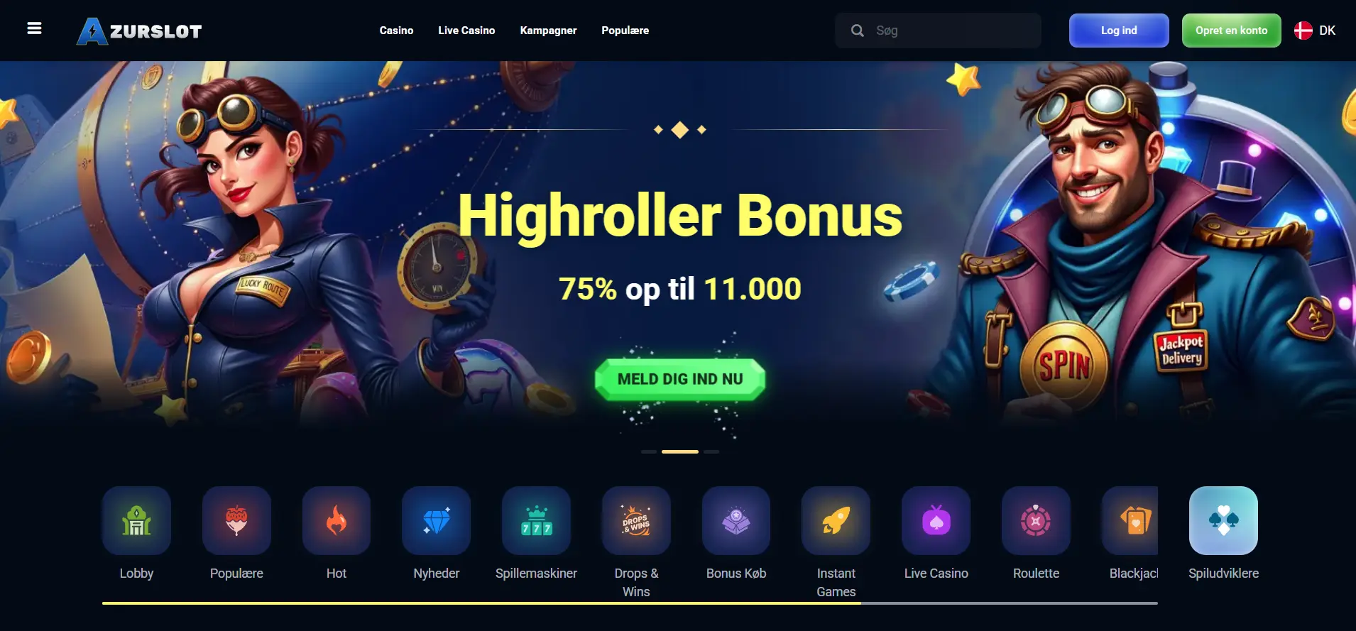AzurSlot casino uden rofus