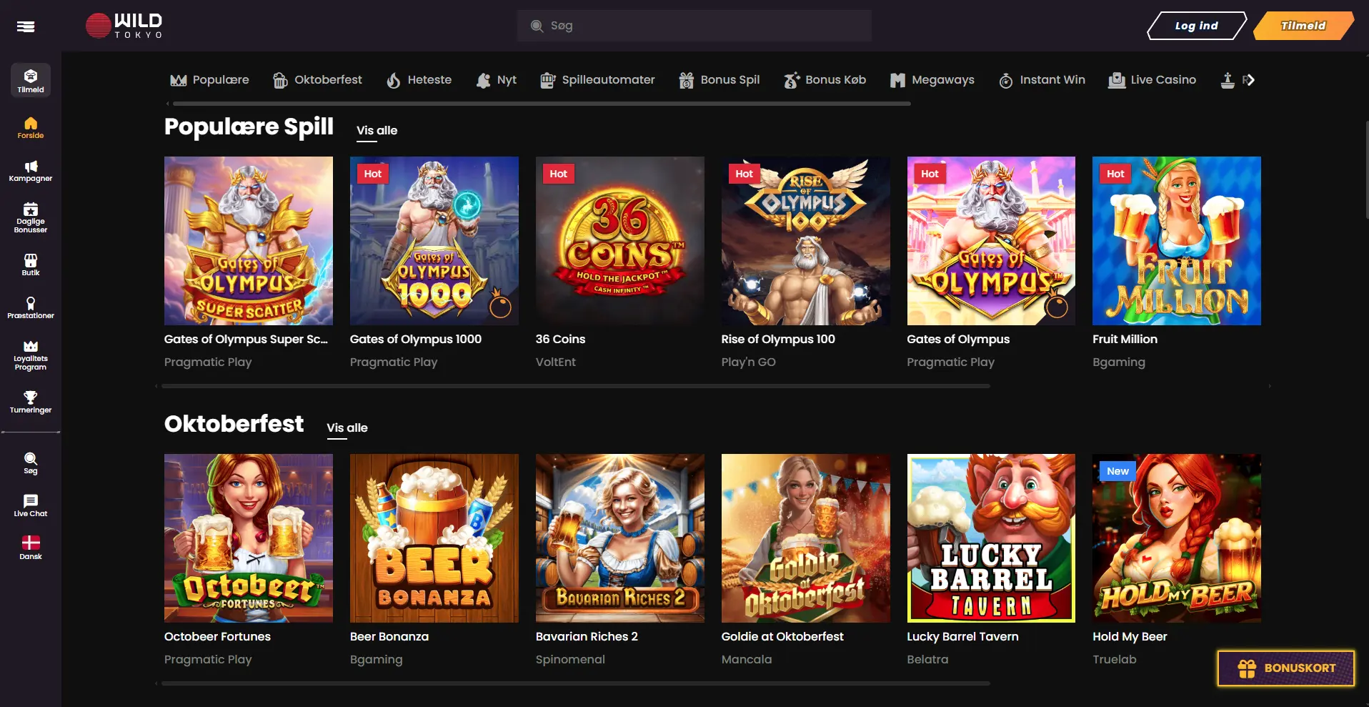 Samarbejde med kendte spiludbydere casino uden rofus